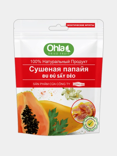 Сушёная папайя, 100 г — OHLADR-OH4