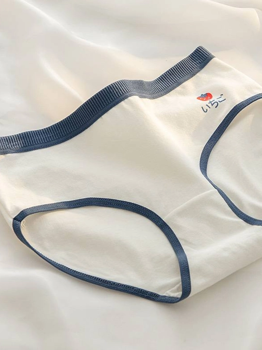 Ayollar slip-trusiklari, ayollar ichki kiyimlari, paxta, kundalik, 3 dona to'plamda