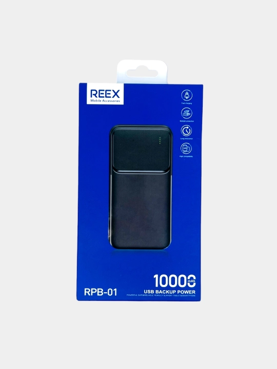 Tashqi akkumulyator REEX Power Bank RPB-01 (10000 mA/soat)