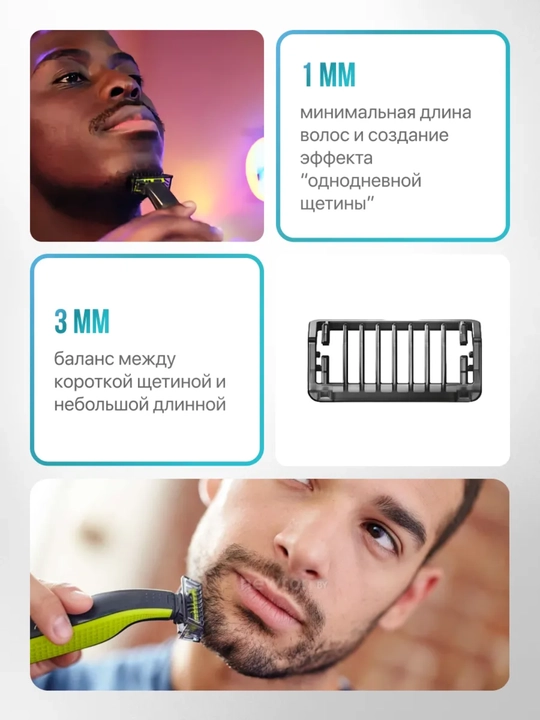 Электробритва для бороды и усов Philips OneBlade QP1424