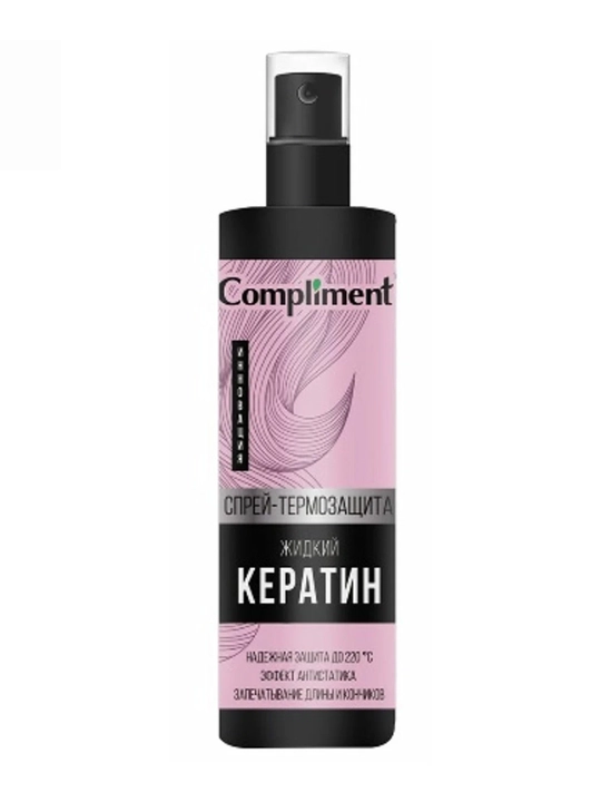 COMPLIMENT Soch uchun sprey-termohimoya suyuq keratin, 200 ml