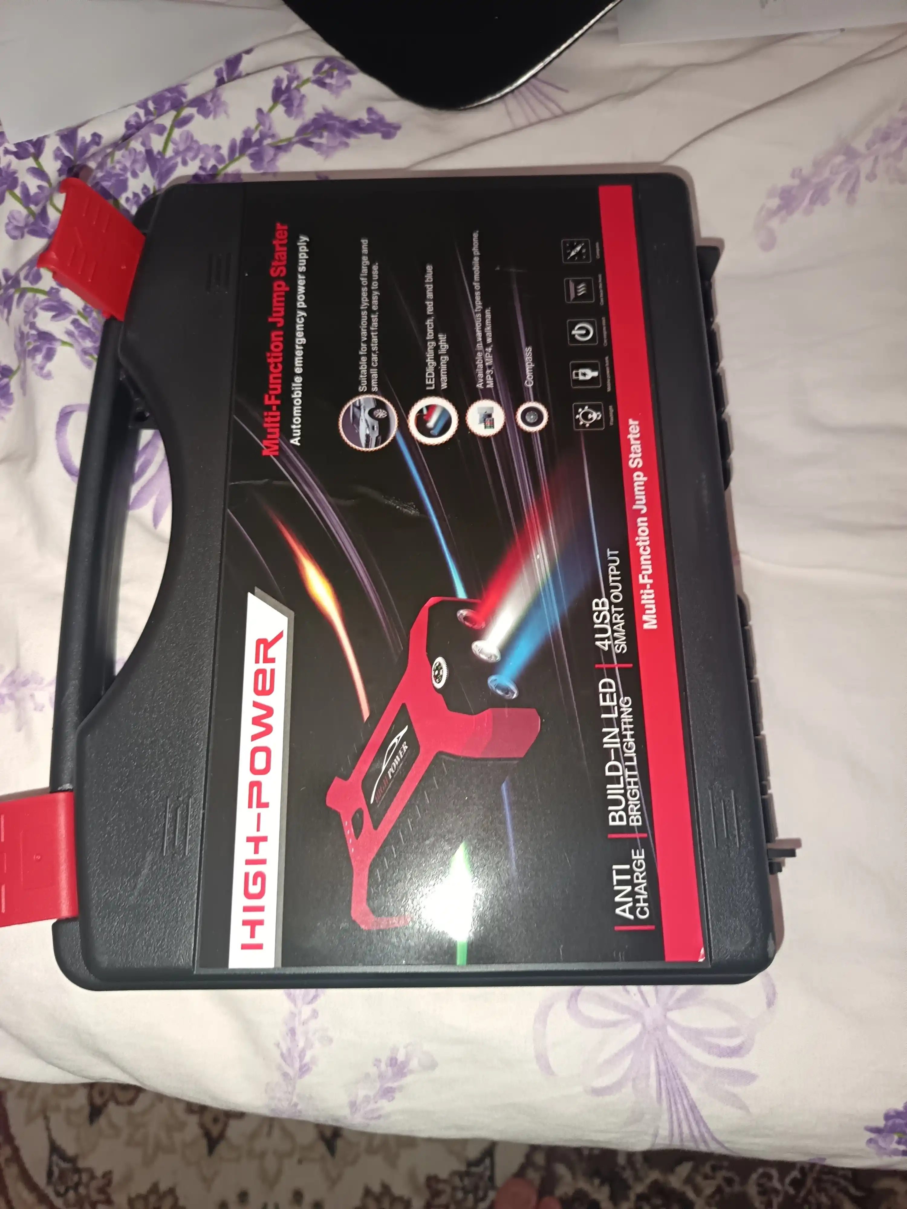 Avtomobilni ishga tushirish moslamasi, quvvatlash moslamasi, 99800mAh