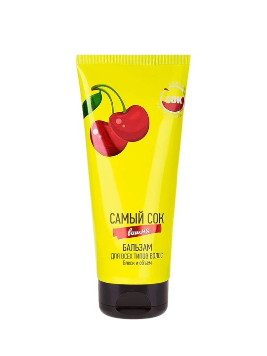 ENG SHARBATI Sochlar uchun balzam Yaltiroqligi va hajmi Olcha, 200 ml