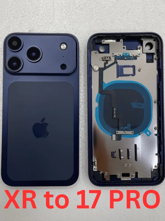 IPhone XR uchun 15 Pro, 16 Pro va 17 Pro dizayndagi alyuminiy korpus