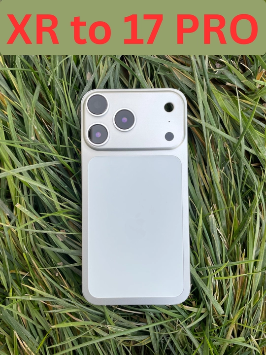 IPhone XR uchun 15 Pro, 16 Pro va 17 Pro dizayndagi alyuminiy korpus