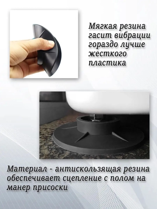 Ножки для стиральной машинки антивибрационные, 4 шт