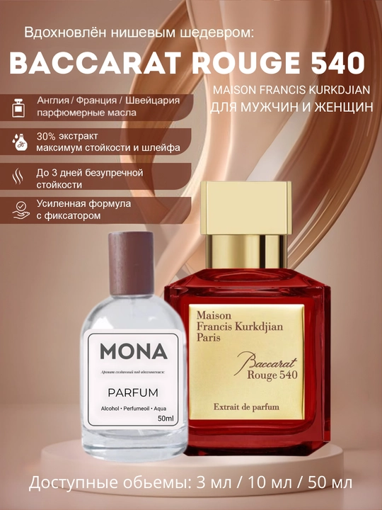Parfyumlangan suv Maison Francis Kurkdjian - Baccarat Rouge 540, Grand Soir, A La Rose, 724   - 