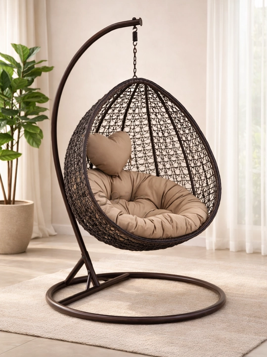 Yostiqsimon osilgan pilla stul, 200×120 sm – Bog‘ va uy, stendda - 