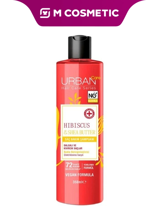 URBAN CARE Шампунь для волос Hibiscus&Shea Butter 350мл - 