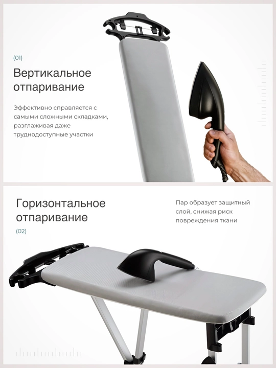 Ko'p funksiyali vertikal bug'li dazmol  M3,  M4, M6 1950w
