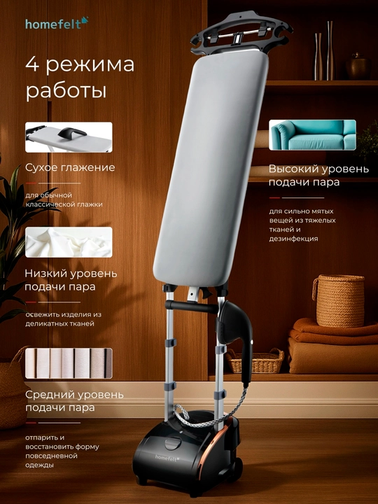 Ko'p funksiyali vertikal bug'li dazmol  M3,  M4, M6 1950w