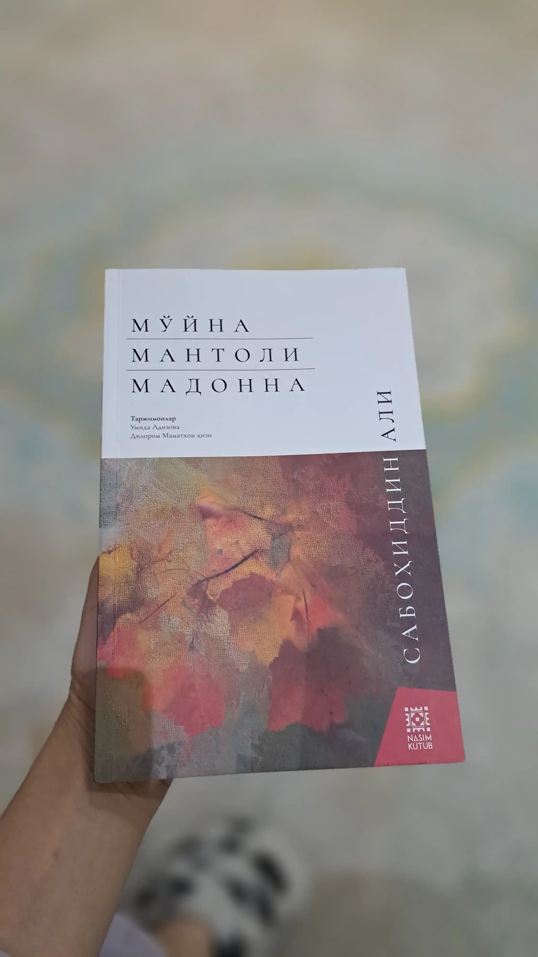 Мўйна мантоли Мадонна, Сабоҳиддин Али