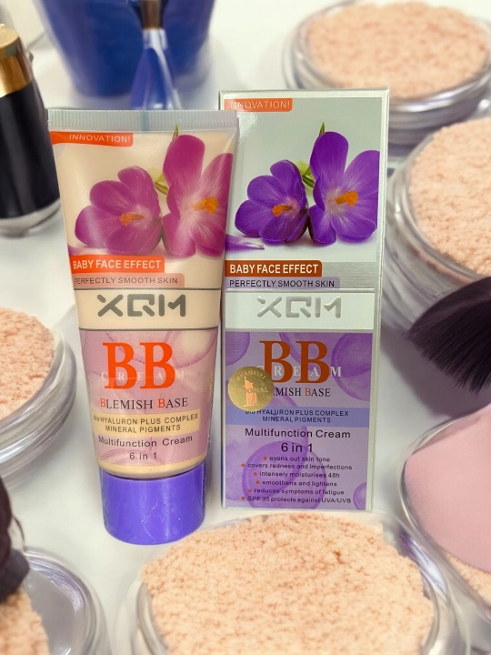 BB tonal krem, quyoshdan himoya krem XQM, SPF 15, 6 tasi 1 da formulasi, 65 ml