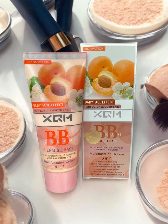 BB tonal krem, quyoshdan himoya krem XQM, SPF 15, 6 tasi 1 da formulasi, 65 ml