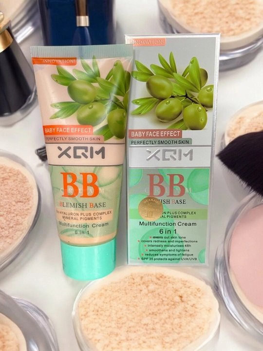 BB tonal krem, quyoshdan himoya krem XQM, SPF 15, 6 tasi 1 da formulasi, 65 ml
