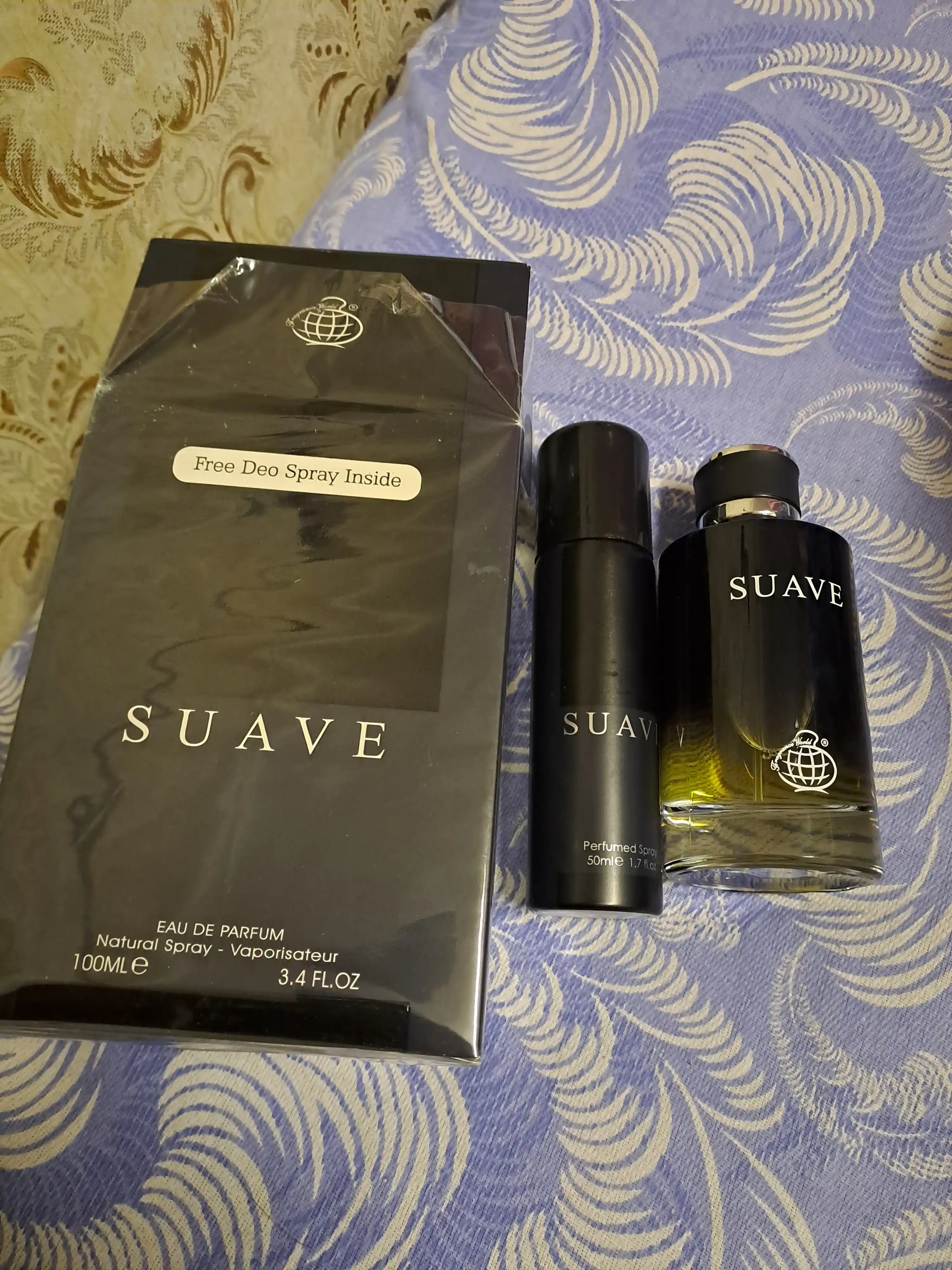 Parfyumlangan suv Suave, 100 ml
