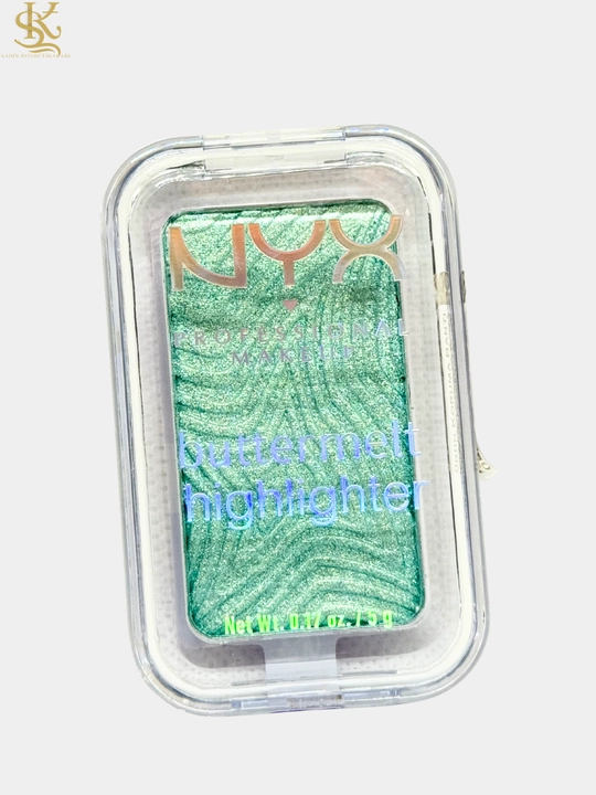 Хайлайтер NYX Buttermelt для лица, шелковистая текстура, яркое и естественное сияние
