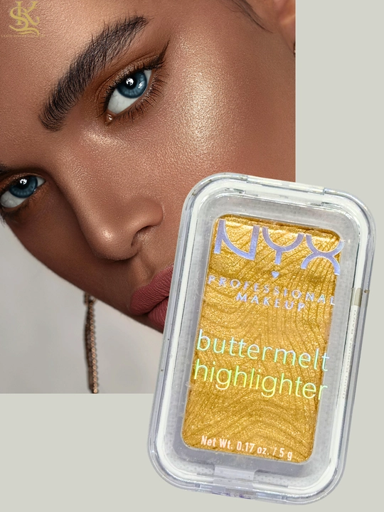 Хайлайтер NYX Buttermelt для лица, шелковистая текстура, яркое и естественное сияние