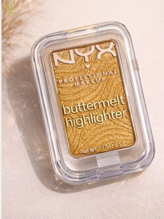 Хайлайтер NYX Buttermelt для лица, шелковистая текстура, яркое и естественное сияние