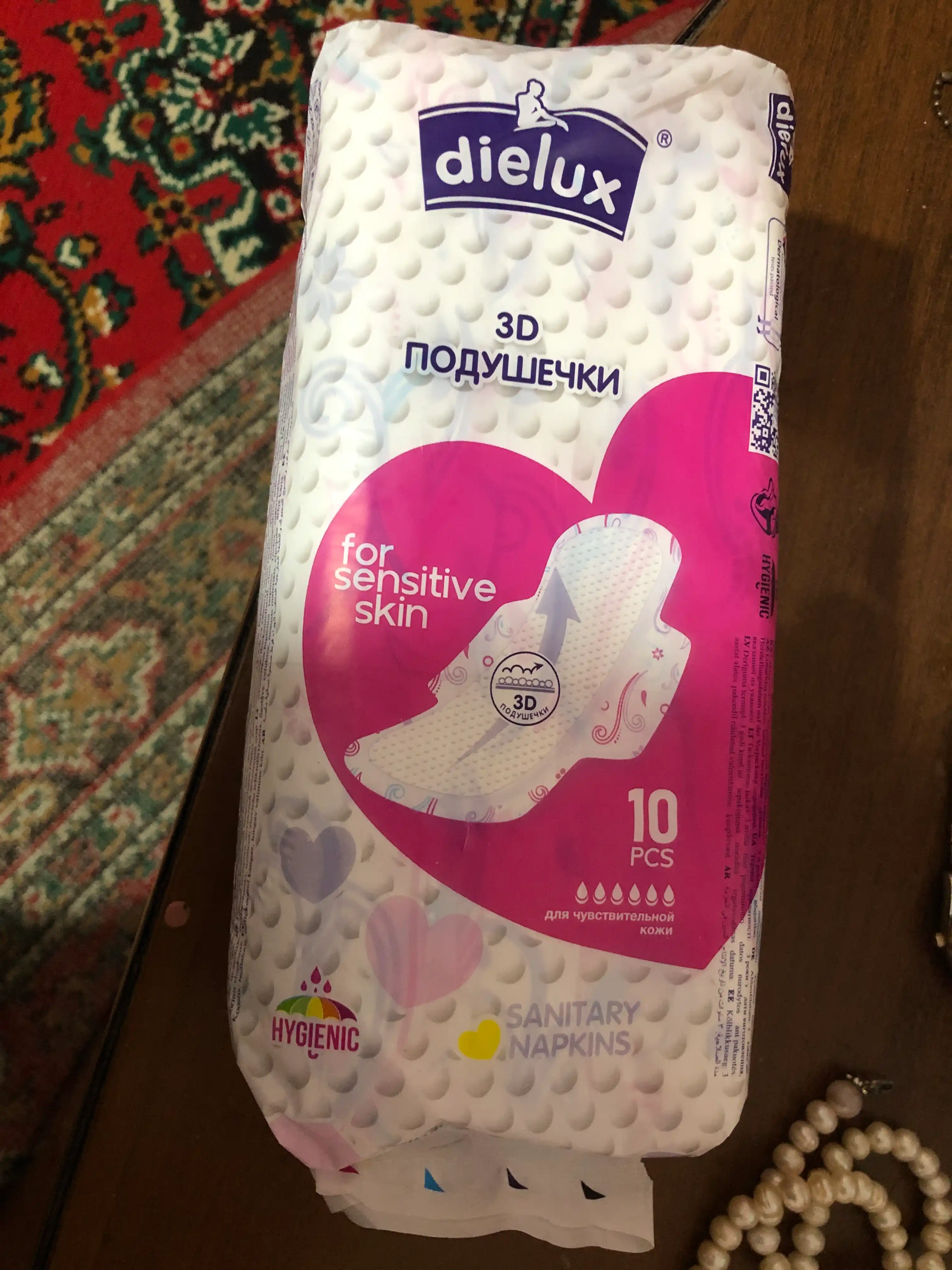 Ayollar yostiqchalar Dielux 3d, 10 dona