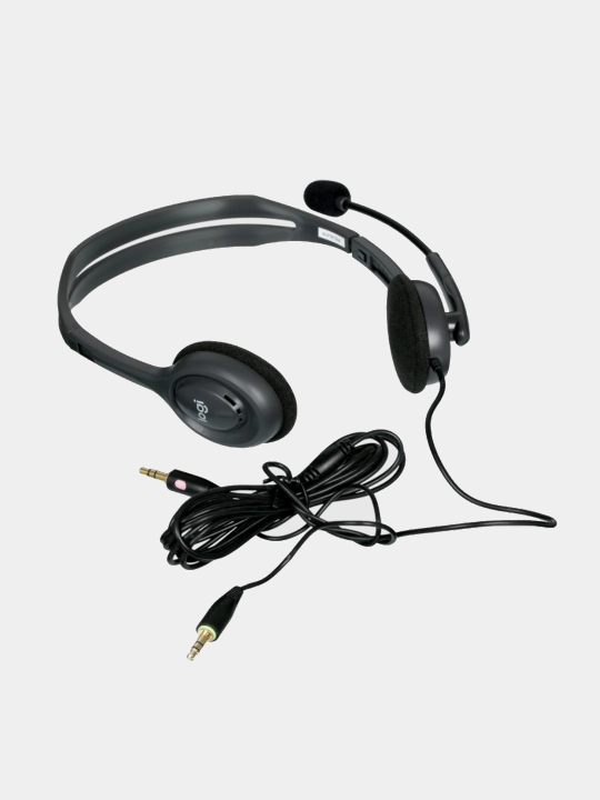 Гарнитура наушники проводные Logitech Headset H110 для ПК и ноутбука 2x mini jack 3,5'