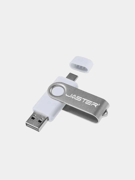 Портативный носитель флешка Flash Jaster USB 2.0/3.0 64Gb USB+Type C