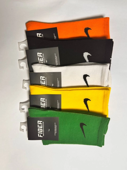 Paypqlar, oq paypoq NIKE, uzun paypoq, rangli NIKE paypoq
