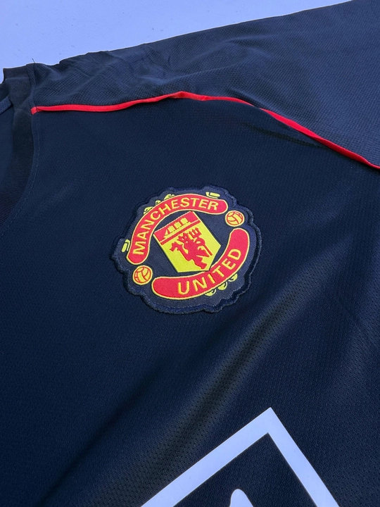 Futbol retro-forma - "Manchester Yunayted 2008", qora rang, yengi kalta, sport kiyim