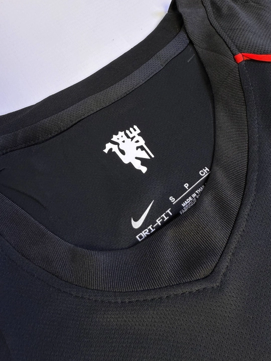 Futbol retro-forma - "Manchester Yunayted 2008", qora rang, yengi kalta, sport kiyim