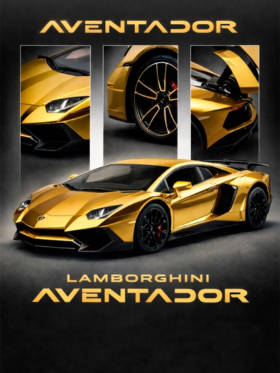 Модель машины Lamborghini Aventador, 1:32 — ROYALKI-ZSX