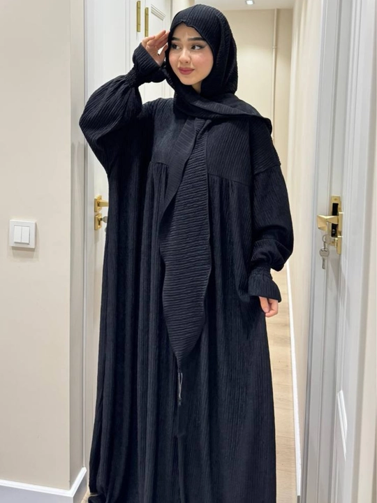 Hijob, abaya, chimor, sharfli ko‘ylak, namoz ko‘ylagi, namozquti, katta o‘lcham 48-58