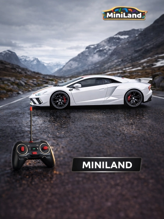 4, LAMBORGHINI, Kollektsion avtomobil, bezak, ovoz, yorug'lik, pult