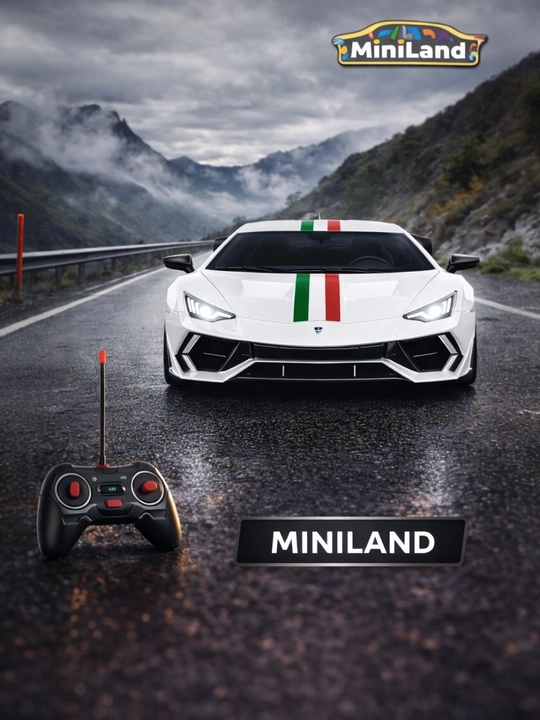 4, LAMBORGHINI, Kollektsion avtomobil, bezak, ovoz, yorug'lik, pult - 