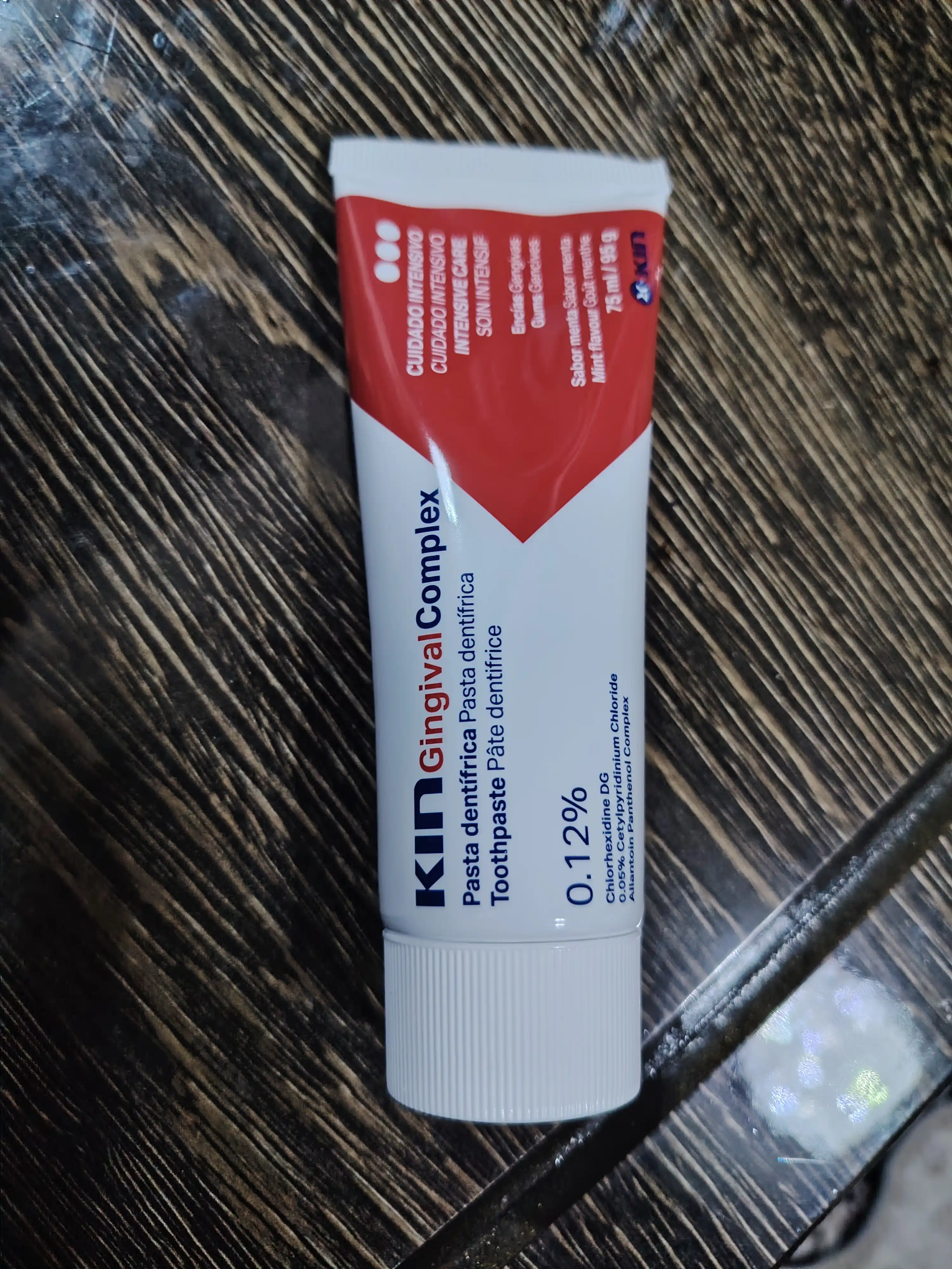 KIN Gingival Complex tish pastasi, milklarni parvarish qilish, xlorheksidin 0.12%, 75 ml