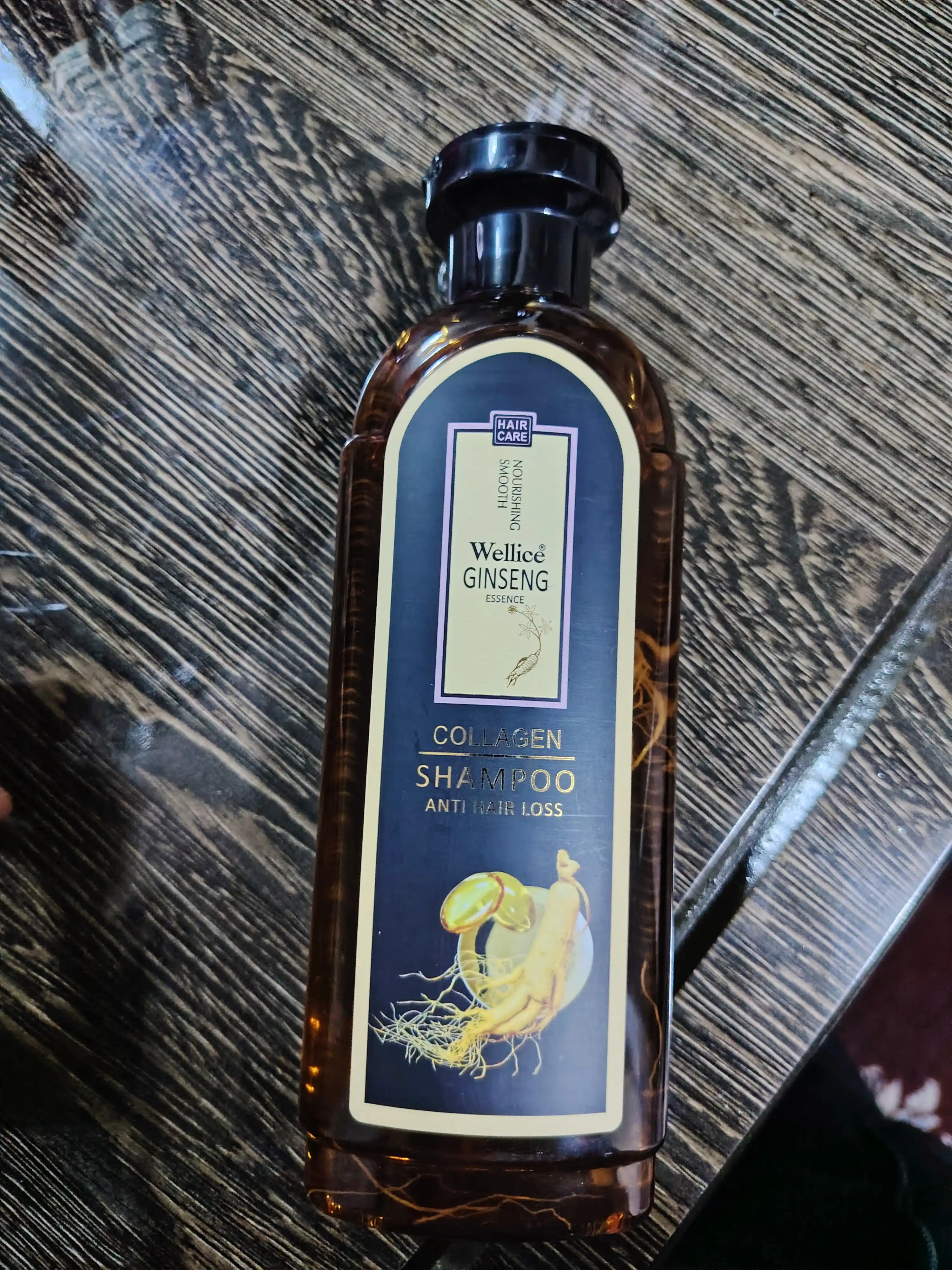Шампунь женьшеневый Wellice Ginseng Collagen, против выпадения волос, 420 мл