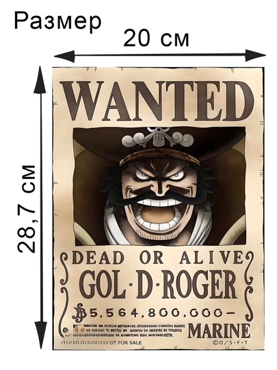 Постер, плакат, ламинированный, А4 формата, One Piece — НЕПОСЕД-MINIPOSTER-АМЕТИС