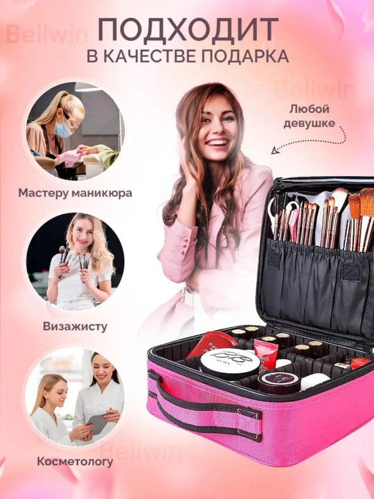Kosmetika uchun katta sayohat tashkilotchisi, kosmetika sumkasi