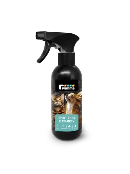 It va mushuklar uchun Gamma hojatxonaga o‘rgatish spreyi, 250 ml - 