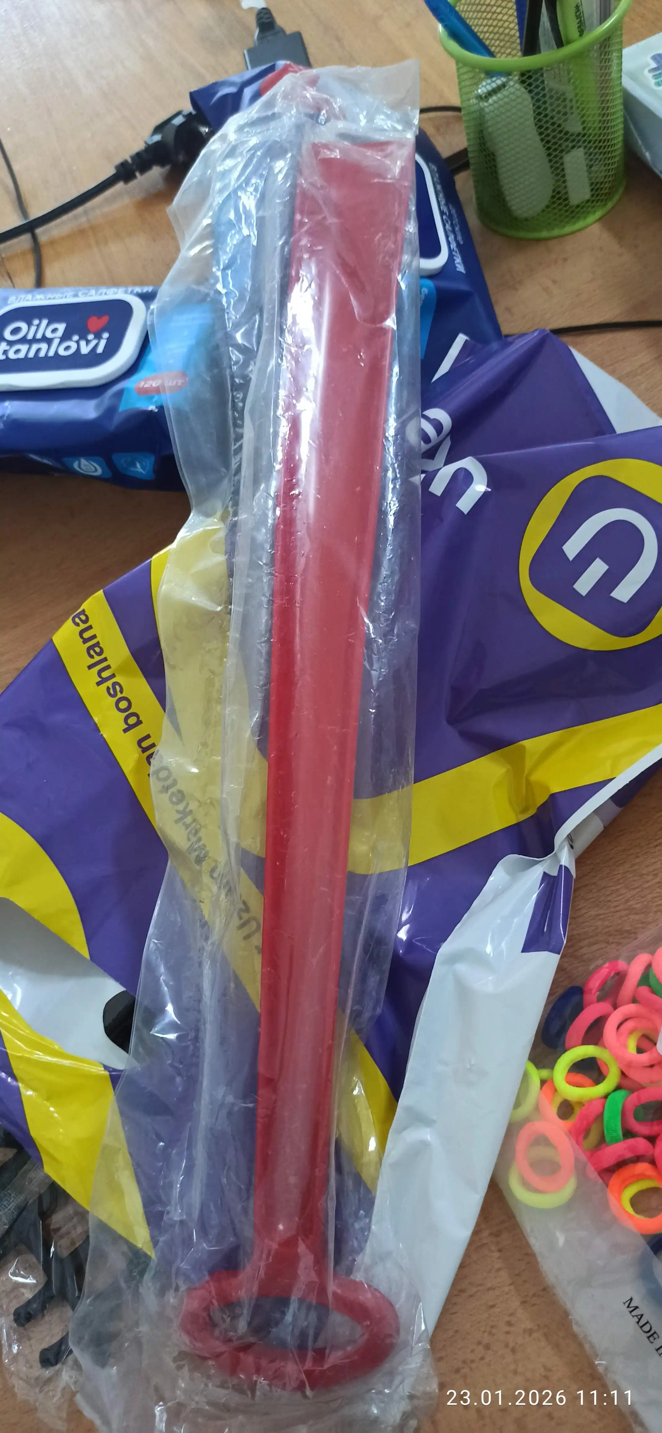 Poyabzal uchun uzun qoshiq, plastik, uy va ofis uchun
