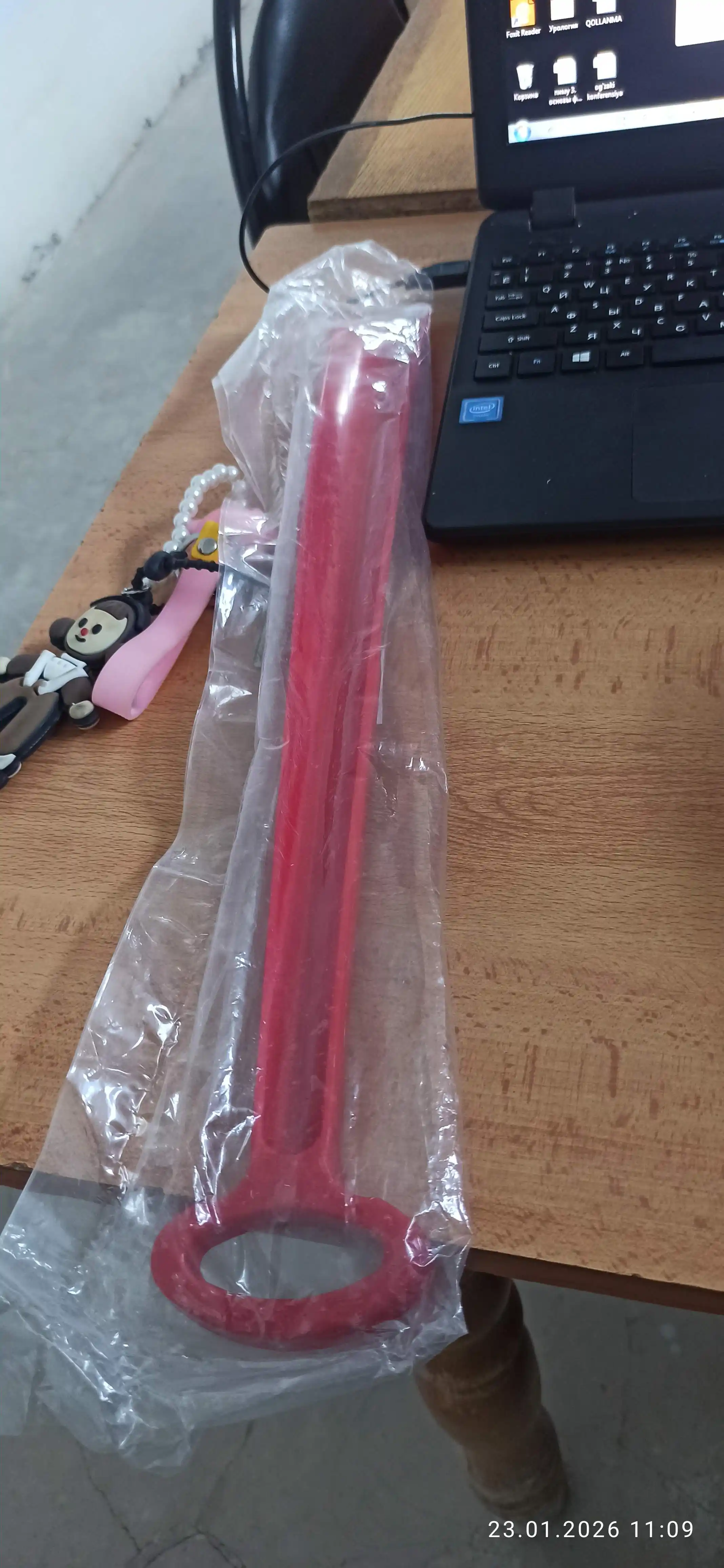 Poyabzal uchun uzun qoshiq, plastik, uy va ofis uchun