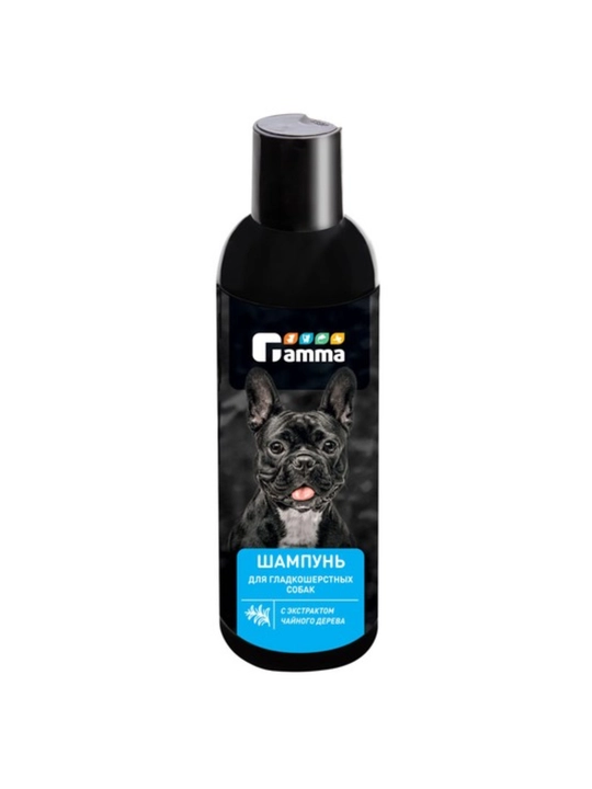 Silliq junli itlar uchun shampun Gamma, choy daraxti ekstrakti bilan, 250 ml - 