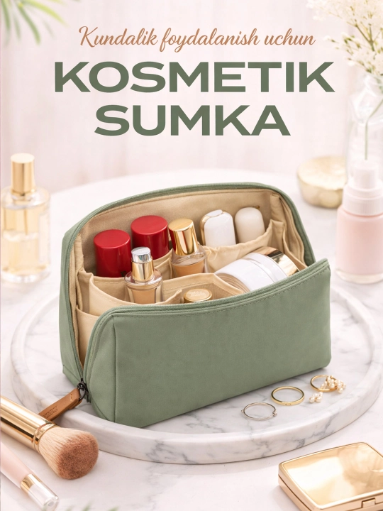Kundalik foydalanish uchun kosmetik sumka - 