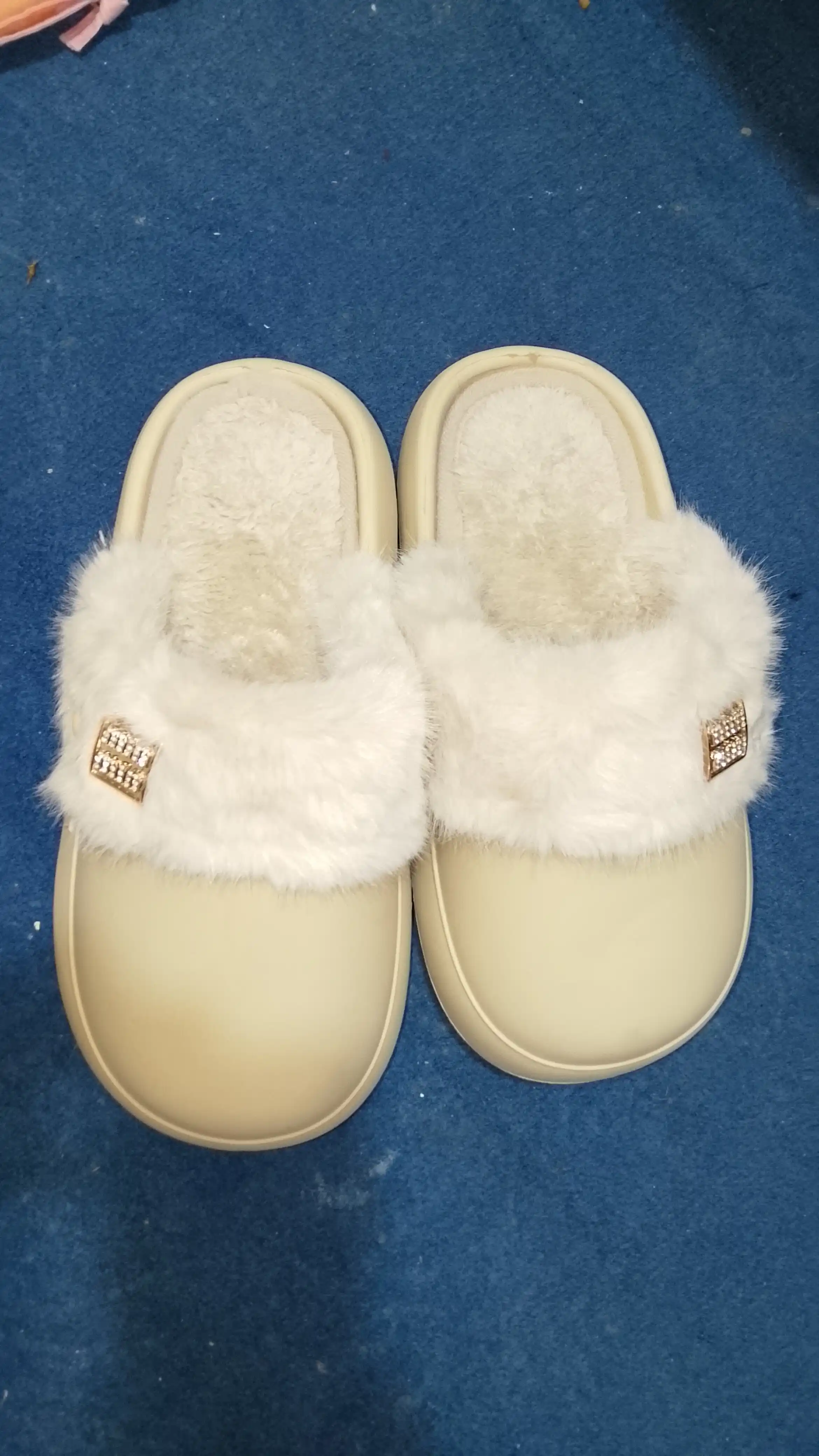 Обувь женская, тёплые, женские тапочки с мехом, 36-41, DOSSA