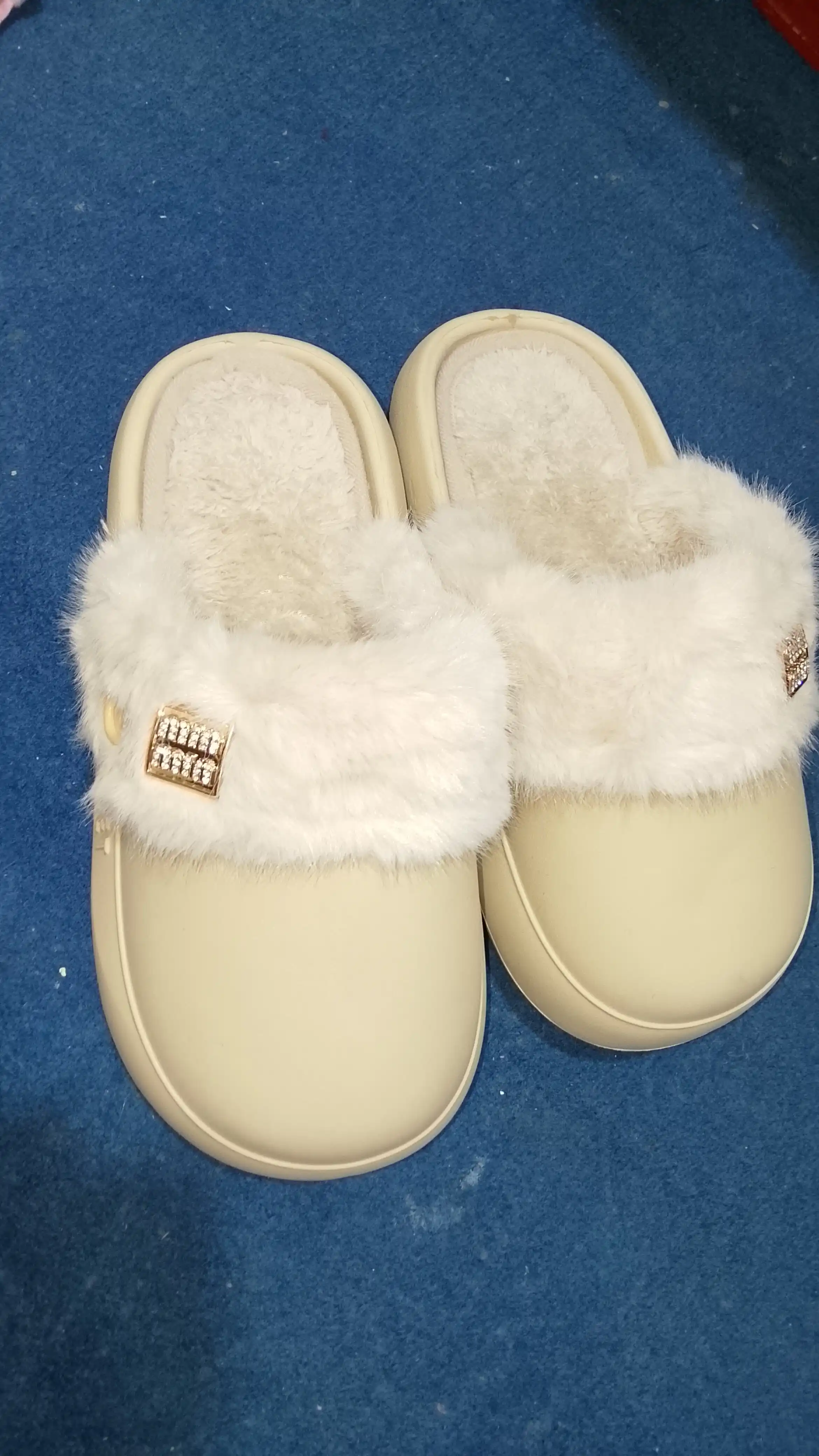 Обувь женская, тёплые, женские тапочки с мехом, 36-41, DOSSA
