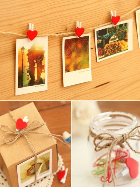 Dekorativ qisqich, kichik qisqichlar, fotosurat uchun qisqichlar