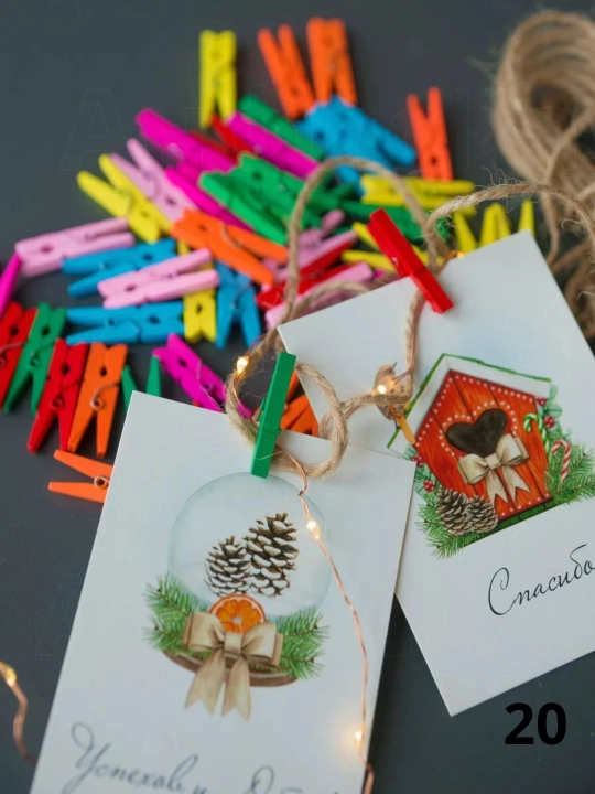 Dekorativ qisqich, kichik qisqichlar, fotosurat uchun qisqichlar