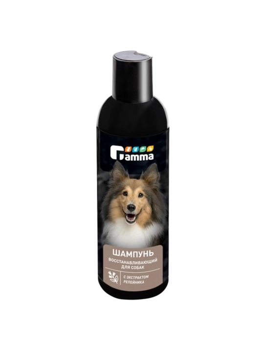 Itlar uchun Gamma tiklovchi shampuni, repeynik ekstrakti bilan, 250 ml - 