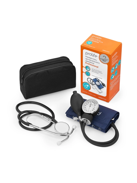 Механический тонометр для измерения давления, Kit Prolife Professional плечевой