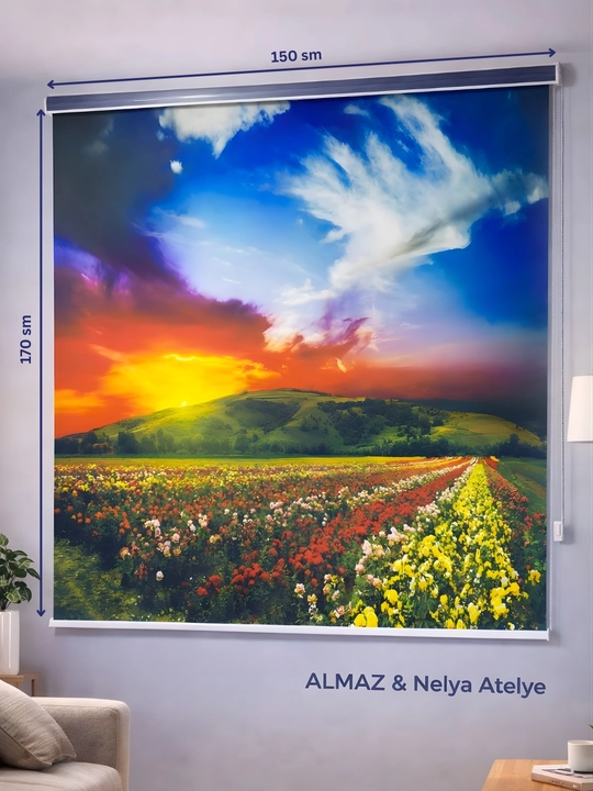 Bolalar uchun 3D Foto Jalyuzi  (1.50 × 1.70 m) - 