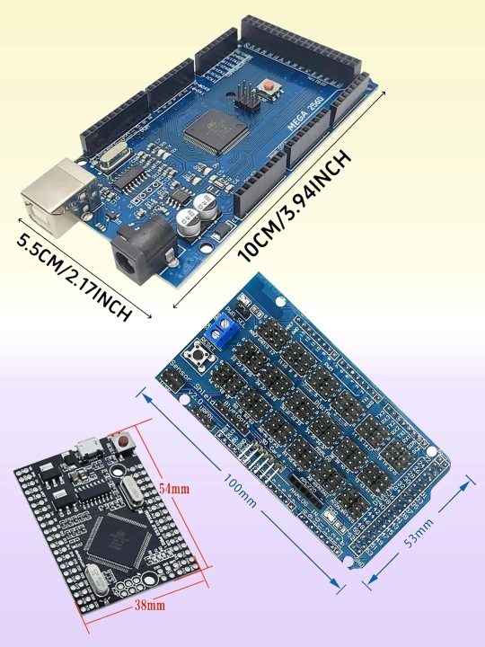 Платы разработки для Arduino - MEGA 2560 R3 / MEGA 2560 PRO, с интерфейсом CH340G